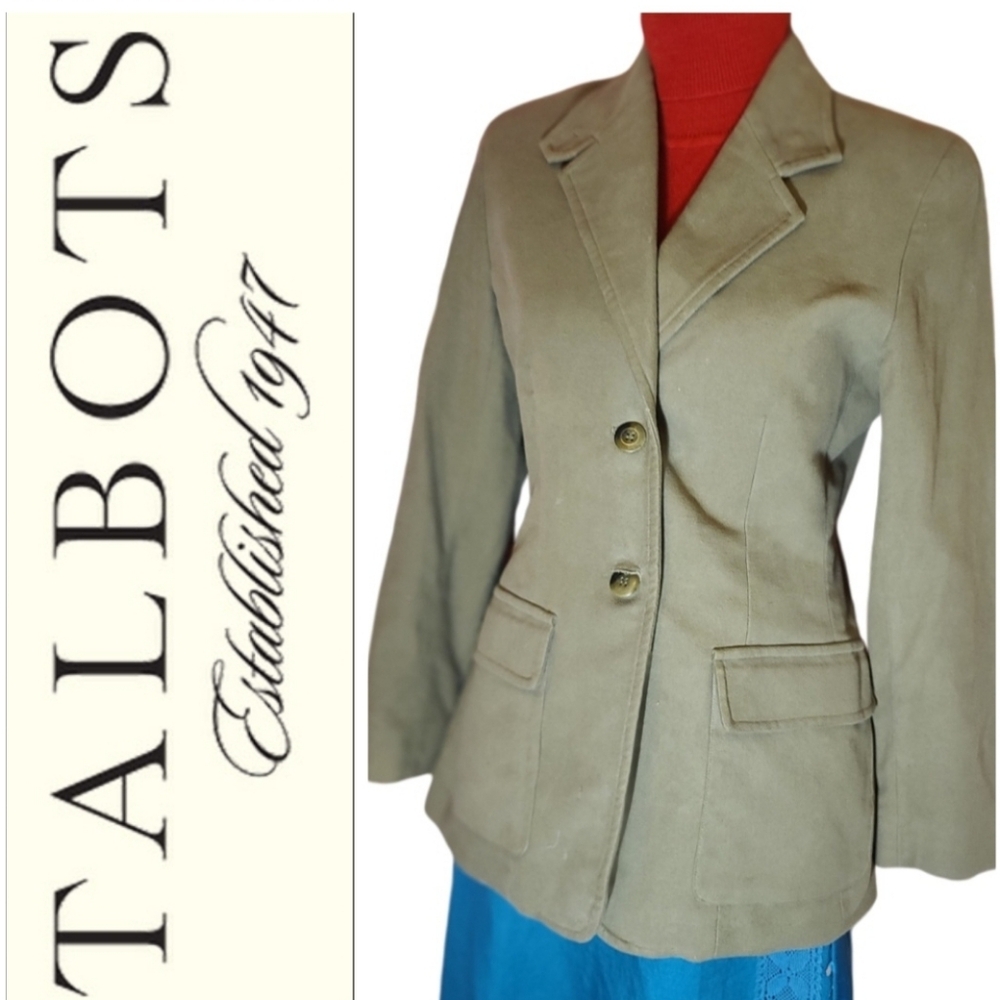 🏅Classic Talbots Collection Cotton Blazer